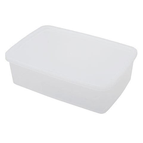 (21-00285) PLC RECT CONTAINER 21x14x6.5cm, 1.3Ltr.