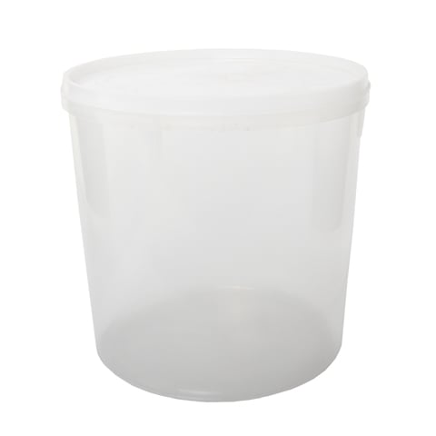 (21-00327) PLC RD CONTAINER w/LID 26x26cm