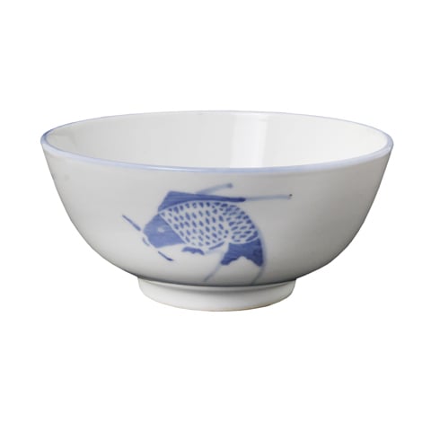 BLUE FISH BOWL 7", STRAIGHT