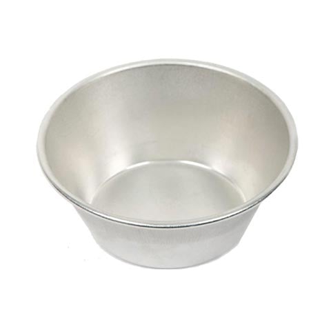 (26-00421) ALUM PLAIN CAKE MOULD 3" (7.5cm)