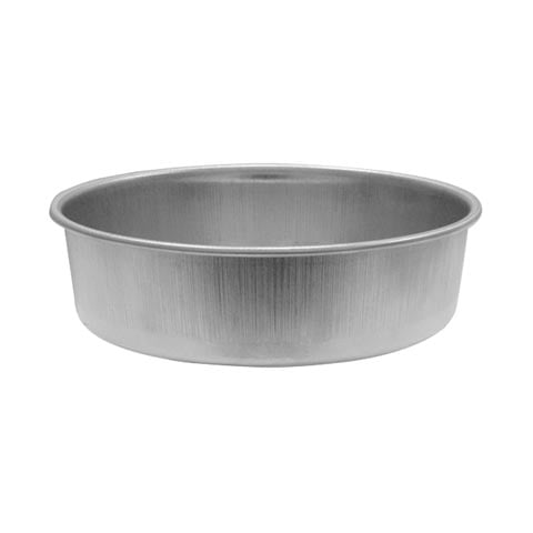 (15-01292) ALUM ROUND CAKE TIN 7"x3"