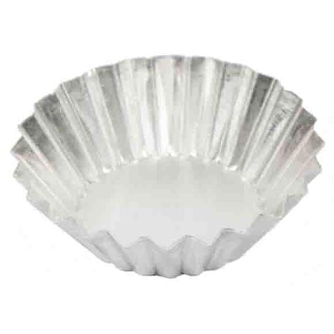 ALUM FLUTED TART MOULD 1.3/4" (FINE)