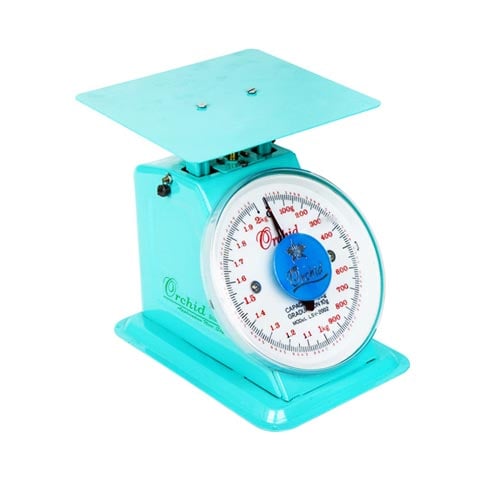 WEIGHING SCALE 2kg/kt, FLAT TOP,ORCHID •WITHOUT WARRANTY•