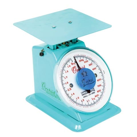 WEIGHING SCALE 50kg, FLAT TOP, ORCHID ==WITHOUT WARRANTY==