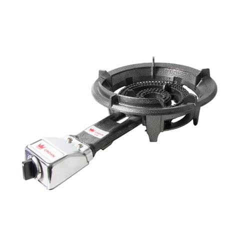 -TS- CAST IRON BURNER w/IGNTION LPG (Auto 3-ring), CROWN