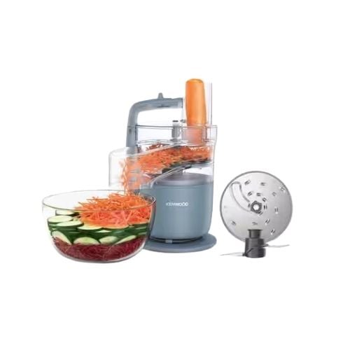 Kenwood Food Processor W23.9xD15.8xH29.7cm, 1.25L (0.75L), 220-240V, 500W, Grey & Blue, Multipro Go