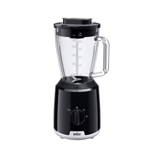 Braun Blender With Glass Jug With 2 Speeds & Pulse 1.25L, 220-240V, 600W, Powerblend 1