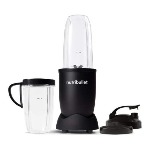 Nutribullet 7 Pcs Set Personal Blender, Come With 710ml Bpa-Free Tritan Tall Cup, 946ml Bpa-Free Tritan Colossal Cup, Cup Ring, Flip Top Lid, Handled Ring, 220-240V, 900W, Black