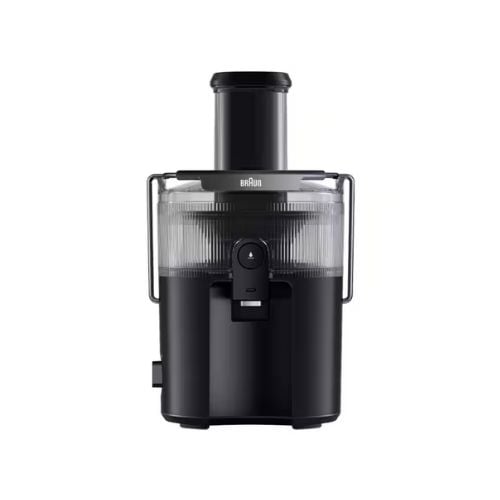 Braun Multi Spin Juicer With Anti Drip System & 2 Speeds D24.5xW23.8xH40.2cm, Capacity: 2L, Foam Separator Jug: 800ml, 220-240V/50-60Hz, 800W, Black