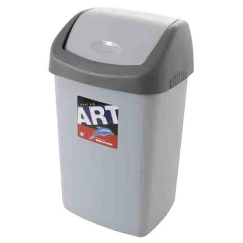 (22-01239) PLC SWING TOP DUSTBIN 9Ltr, NEW OCEAN