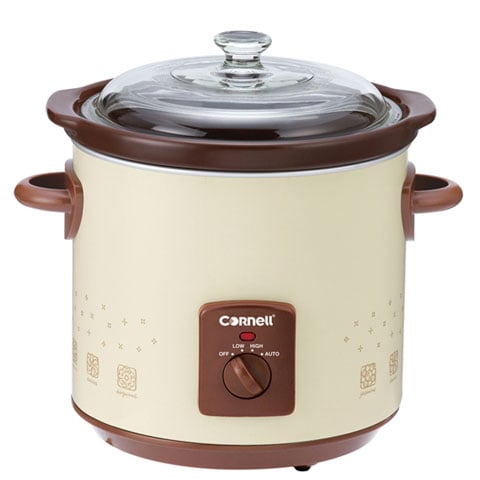 (18-00847) SLOW COOKER w/TEMPERED GLASS LID  3Ltr, 220-240V/50-60Hz, 200W, CORNELL