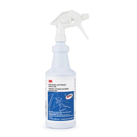 GLASS CLEANER AND PROTECTOR WITH TRIGGER SPRAYER