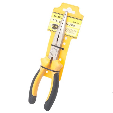 Gamma Long Nose Plier 8"