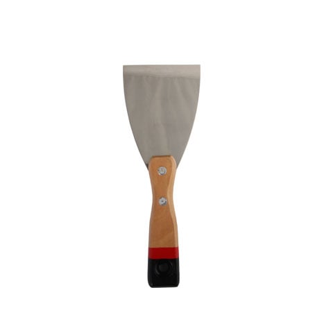 S/S SCRAPER/CLEANING SPATULA w/WDN HDLE 2"