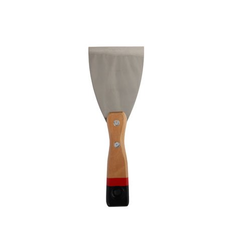 S/S SCRAPER/CLEANING SPATULA w/WDN HDLE 2.5"