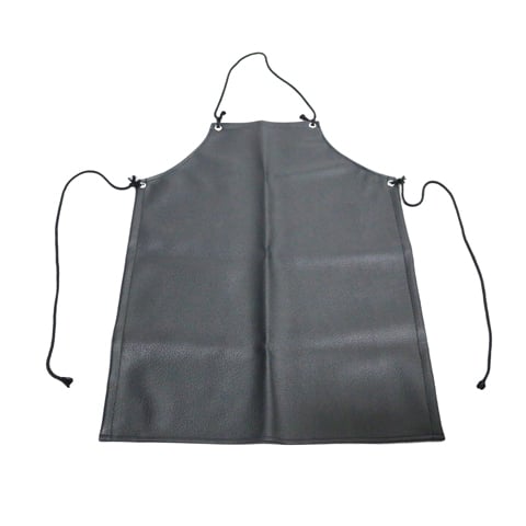 (23-00836) PVC LEATHER APRON, BLACK, 26"x36"