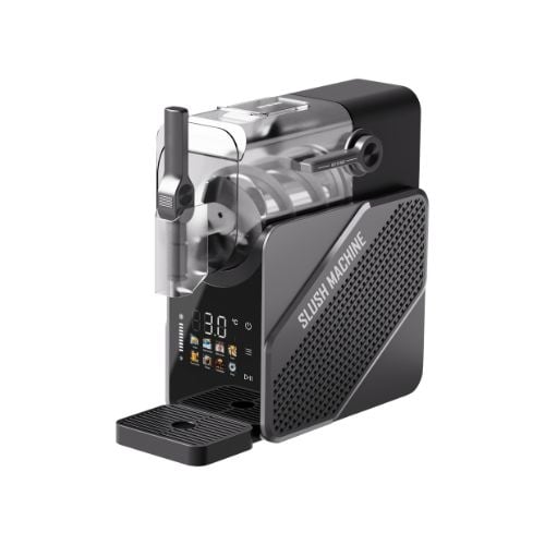 Compact Slush Machine With Colour Screen Mechanical & 7 Flavors L41.3xW17xH41.55Cm, 2L, Temp: -8 To +10°C, 220V/50Hz, 1.3A, 200W ==1 Year Warranty==