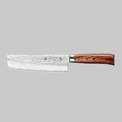 NAKIRI KNIFE 180mm, HAMMERED, TSUBAME, TAMAHAGANE