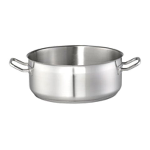 18-8 STAINLESS STEEL LOW CASSEROLE (WITHOUT LID)