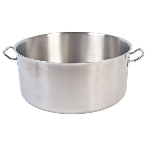 18-8 STAINLESS STEEL LOW CASSEROLE (WITHOUT LID)