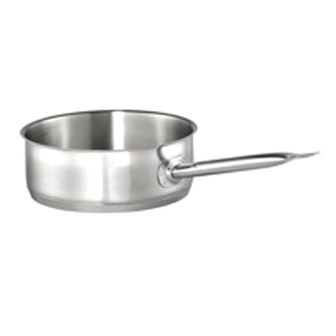 18-8 STAINLESS STEEL LOW SAUCE PAN (WITHOUT LID)