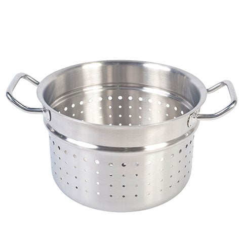 18-8 STAINLESS STEEL PASTA INSERT/COLANDER