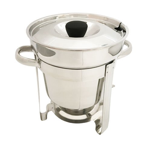 S/S SOUP STATION WITHOUT WATER PAN L31.5xW23.5xH33cm, 4L, STEELCRAFT by SAFICO