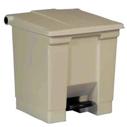 PLASTIC RECTANGULAR STEP-ON CONTAINER / PEDAL BIN