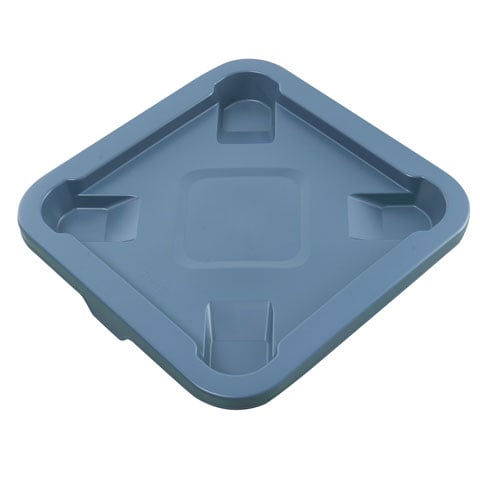 PLASTIC LID for SQUARE HUSKEE CONTAINER