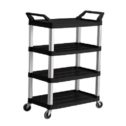 PLASTIC 4-TIER CART/TROLLEY