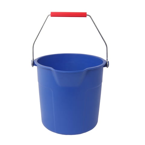 PLASTIC ROUND HUSKEE BUCKET with POURING SPOUT