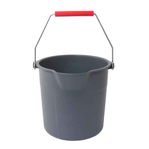 PLASTIC ROUND HUSKEE BUCKET with POURING SPOUT