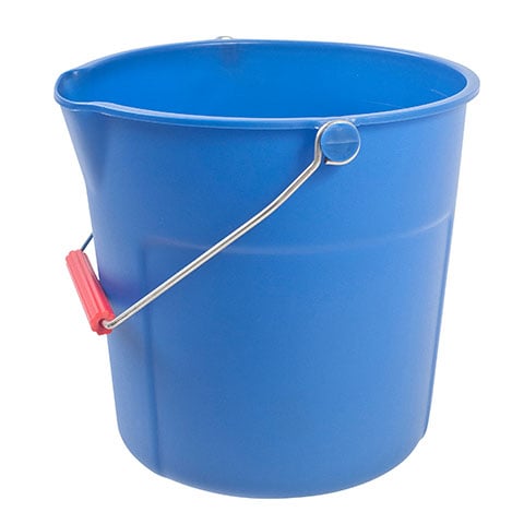 PLASTIC ROUND HUSKEE BUCKET with POURING SPOUT