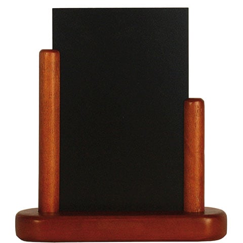 ELEGANT RUBBER WOOD TABLE CHALK BOARD