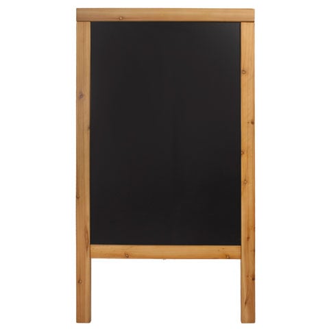 PINE WOOD PAVEMENT CHALK BOARD