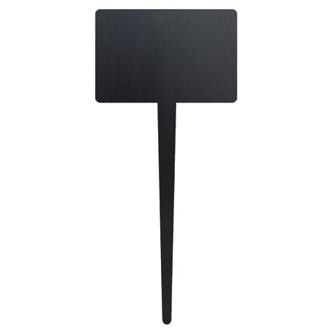 RECTANGLE CHALK BOARD TAGS - SET OF 5 + CHALK MARKER SILHOUETTE