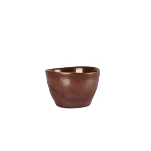 Porcelain Cup Ø8.5xH6cm, 200ml, Rusty Red