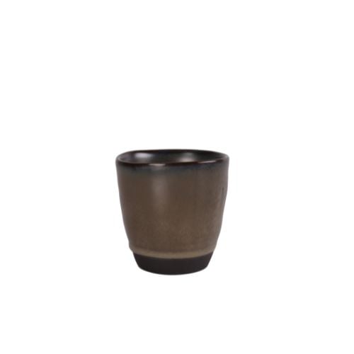 Porcelain Cup Ø8.5xH8.5cm, 250ml, Brown