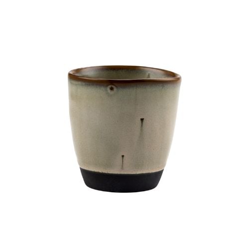 Porcelain Cup Ø8.5xH8.5cm, 250ml, Khaki Yellow