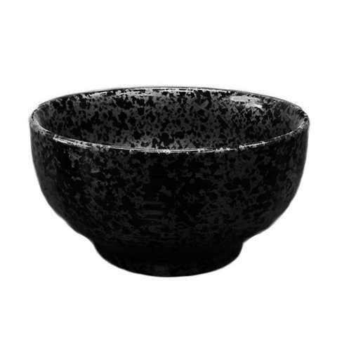 STONEWARE NOODLE BOWL Ø17xH9cm, SLATE BLACK