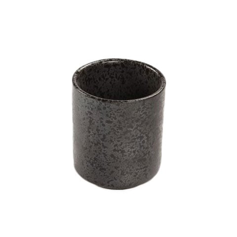 STONEWARE GREEN TEA CUP Ø7xH10cm, 0.25L, SLATE BLACK