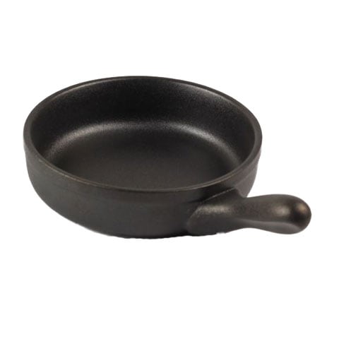 STONEWARE PAN L18xW27xH5cm, BLACK