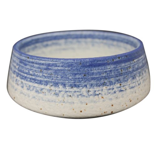 PORC DISPLAY BOWL Ø13xH7.5cm, BLUE