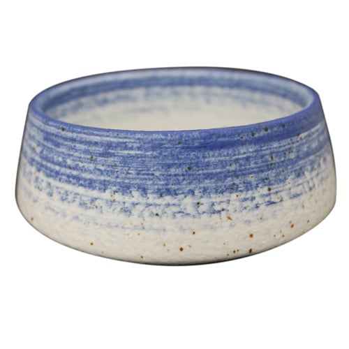 PORC DISPLAY BOWL Ø18xH10cm, BLUE