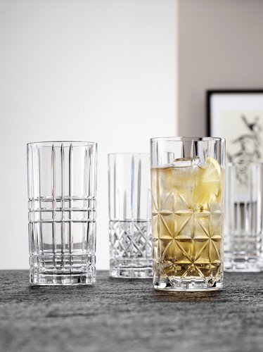 Nachtmann Highland Lead Free Crystal Whisky Tumbler 345ml Square