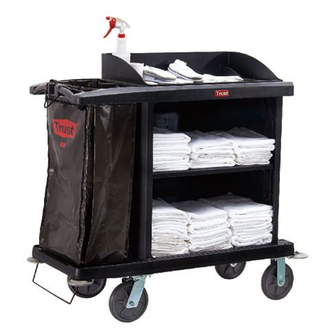 Housekeeping and janitorial carts