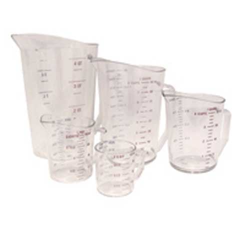 POLYCARBONATE MEASURING CUP L14.7xW10.2xH11.9cm / L5.8xW4xH4.7", 500ml / 16oz, CLEAR, CAMWEAR®, CAMBRO