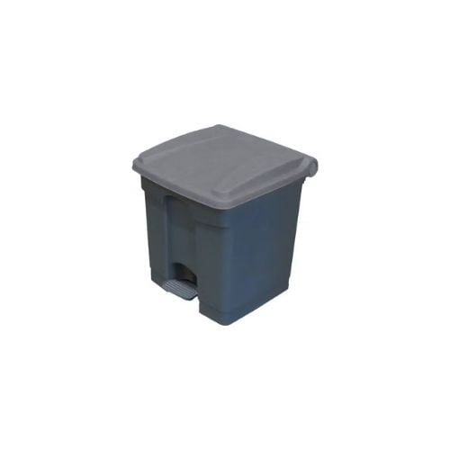 Cambro Step-On Container / Pedal Bin With Lid L40xW40xH43.9cm, 30L, Grey