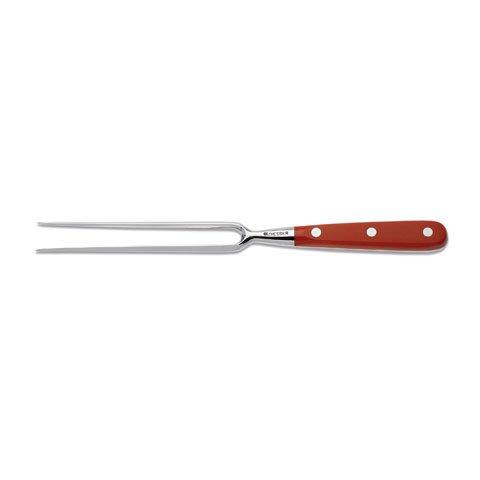 Giesser Claw Fork 18cm With Forged Straight Tines, POM Handle Red