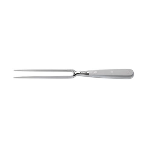 Giesser Claw Fork 18cm With Forged Straight Tines, POM Handle White